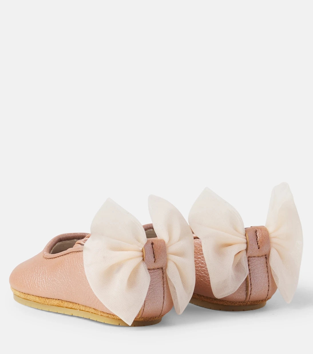 Donsje - Baby Luyax metallic leather ballet flats