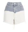 Maje Black Tie-Dye Denim Shorts