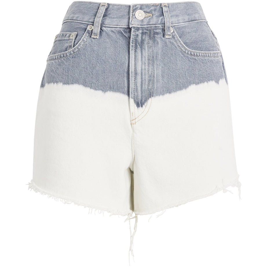 Maje Black Tie-Dye Denim Shorts