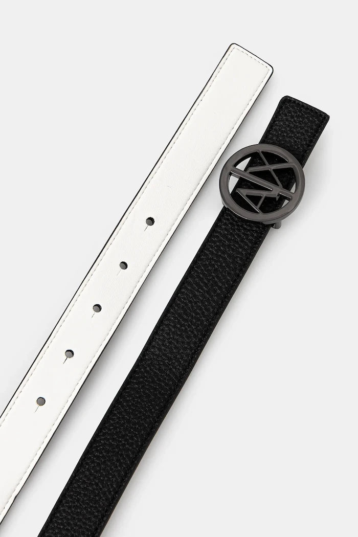 Armani Exchange Kadın Çift Taraflı Suni Deri Kemer