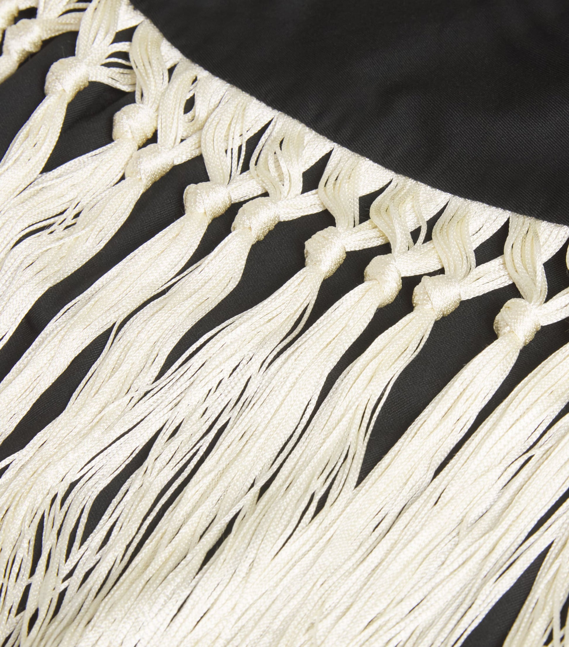 Black Pareo-Detail Yacare Swimsuit