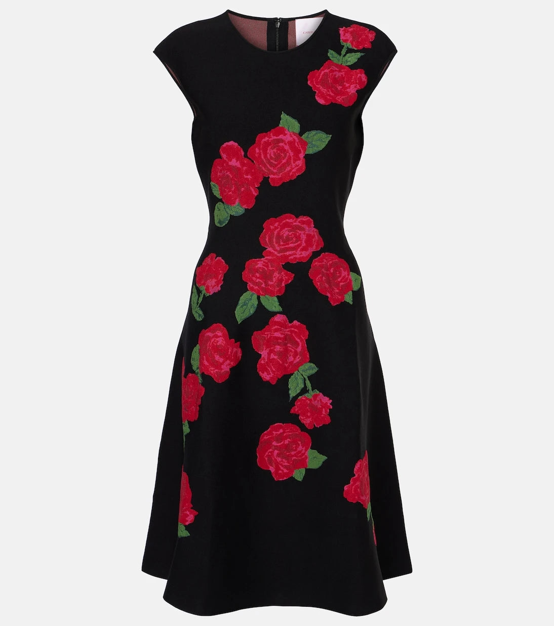Carolina Herrera - Floral jacquard midi dress