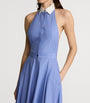 Ralph Lauren Collection Blue Collared Eldred Dress