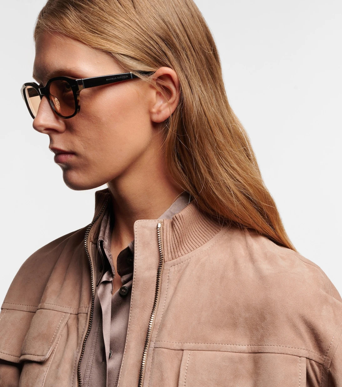 Brunello Cucinelli - Sartorial Sunset square sunglasses