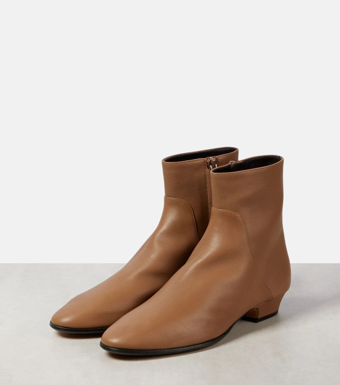 The Row - Awar 25 leather ankle boots
