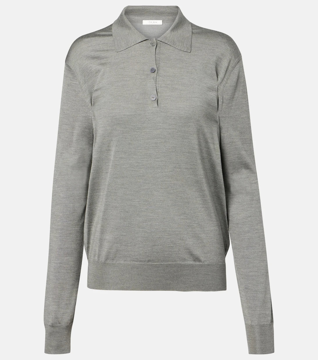 The Row - Lilienne silk polo sweater