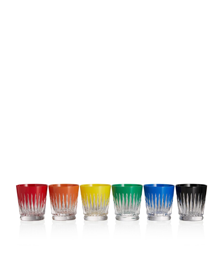 Set of 6 Crystal Firework Tumblers (340ml)