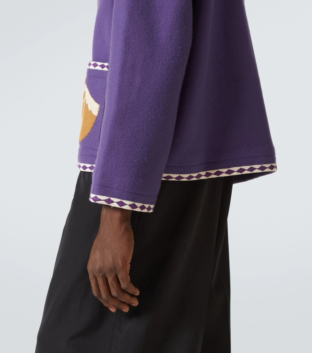 Bode - Bronco embroidered wool jacket