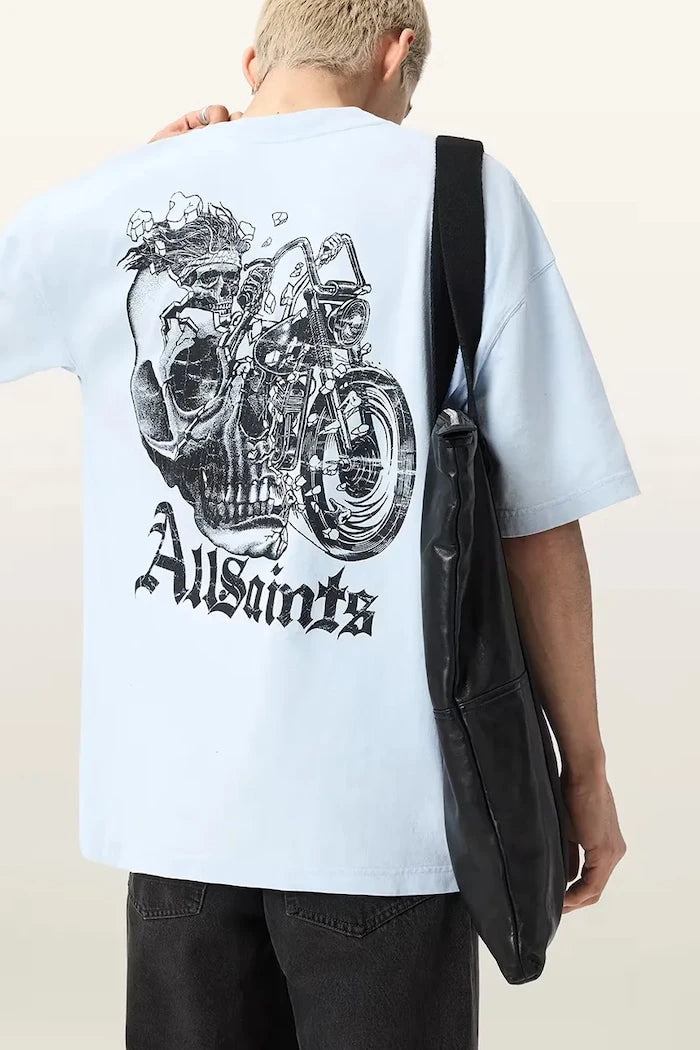 Памучна тениска AllSaints PANHEAD