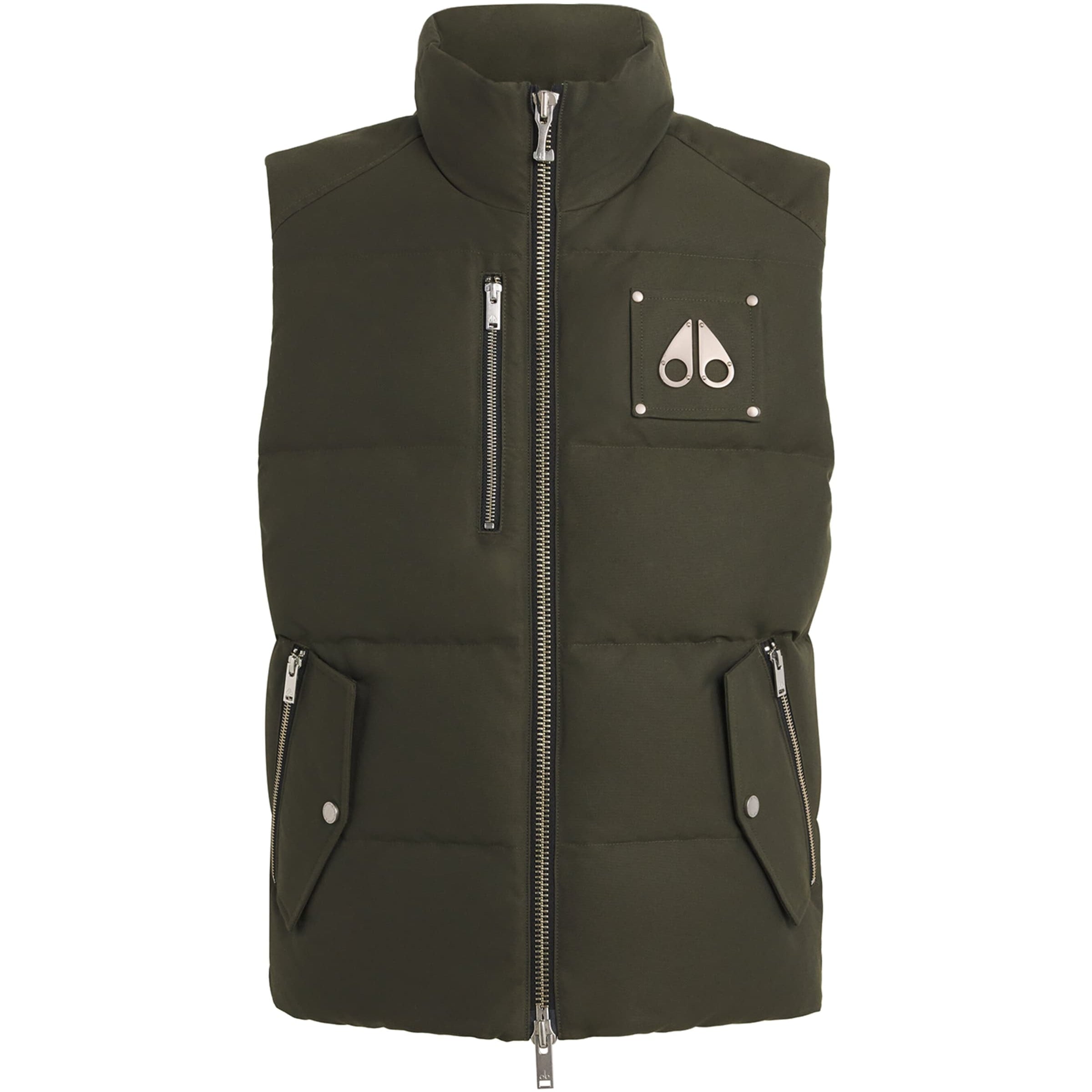 Green Cotton-Blend Down Westmount Gilet