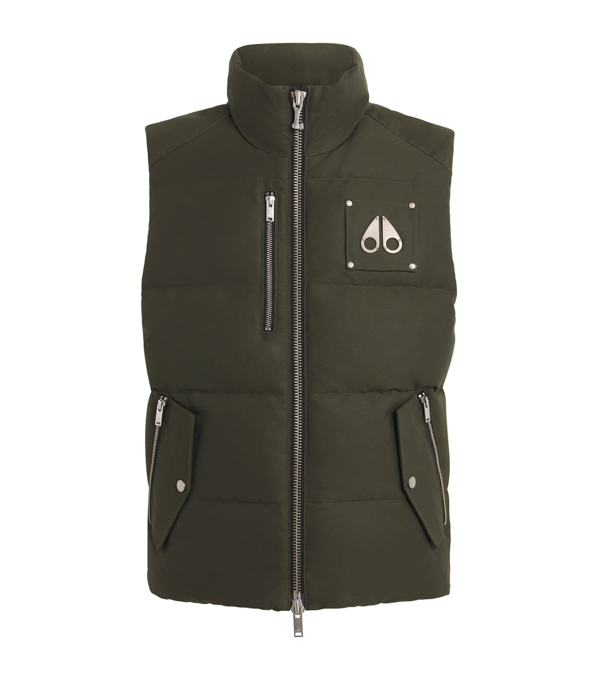 Green Cotton-Blend Down Westmount Gilet