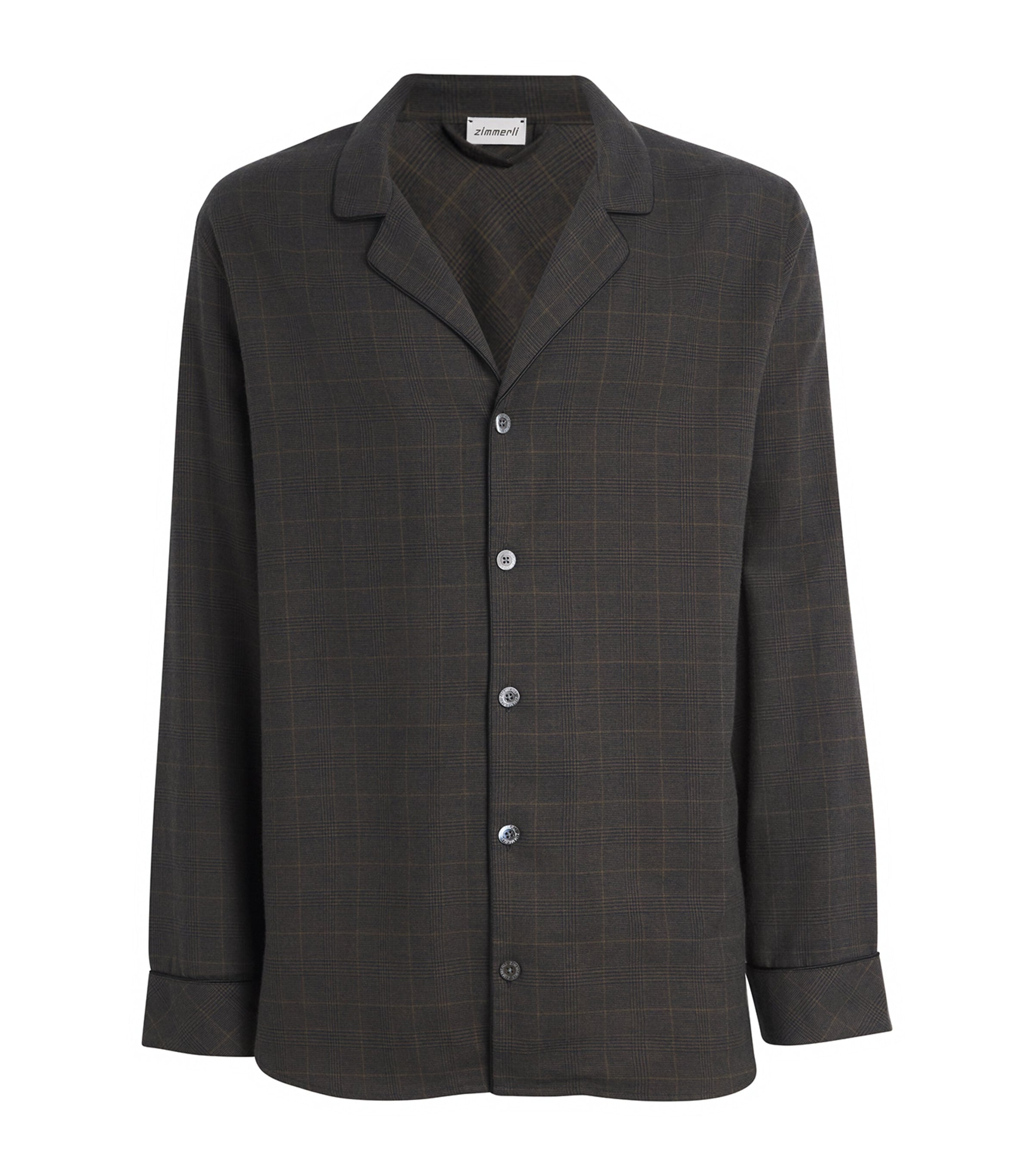 Cotton-Wool Check Cozy Flannel Pyjama Set