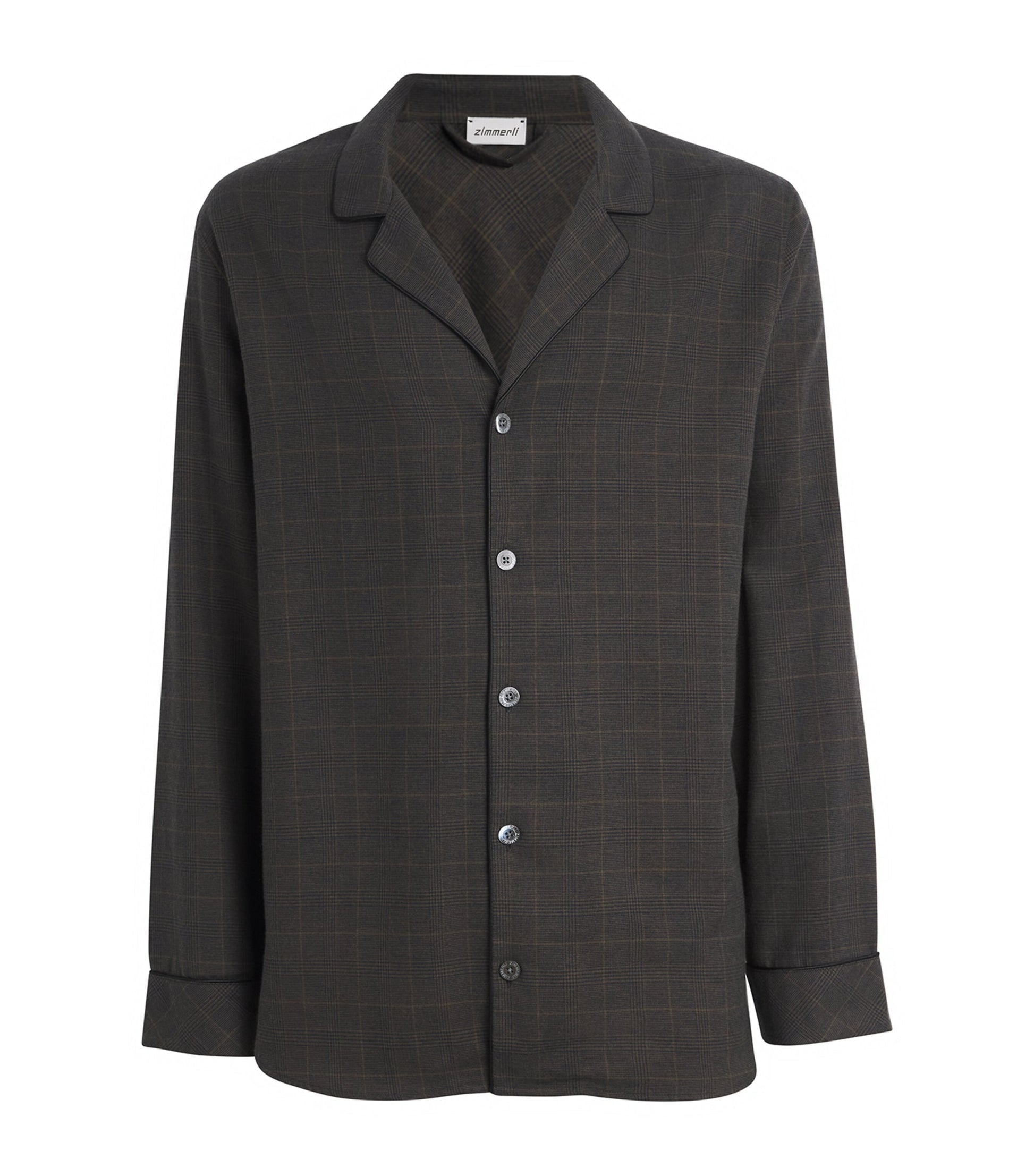 Cotton-Wool Check Cozy Flannel Pyjama Set