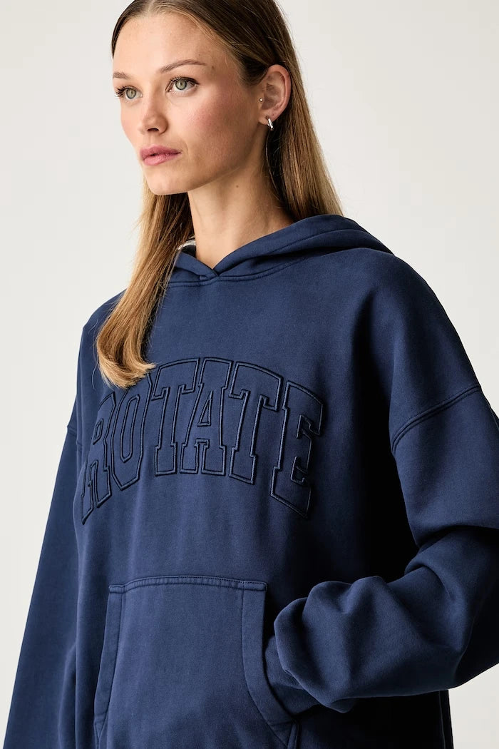 Pamuklu Kadın Kapüşonlu Sweatshirt
