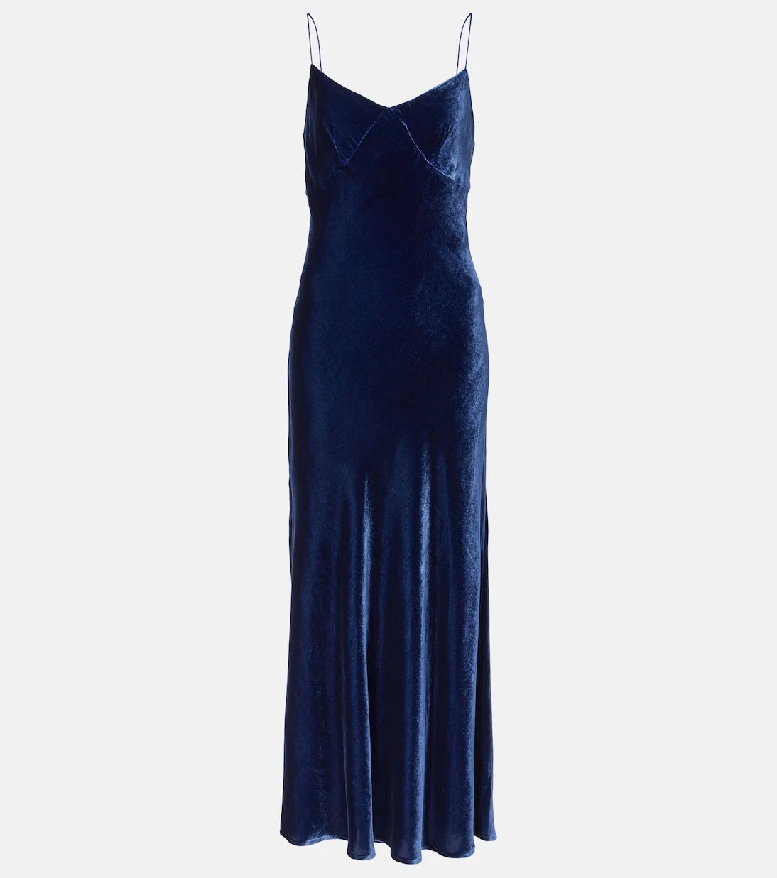 Asceno - Alberta velvet slip dress