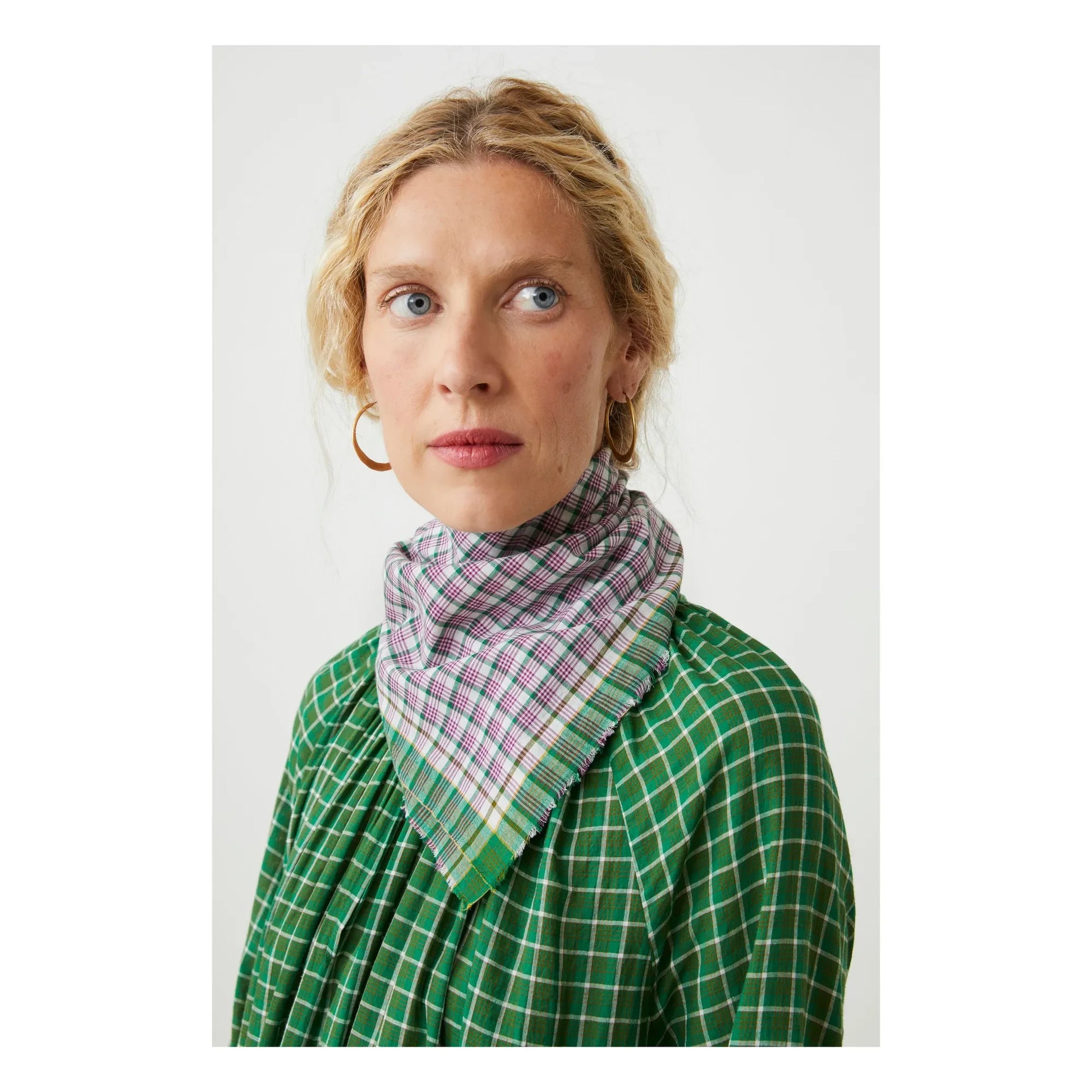 Moismont - Messager Scarf N°818 Cotton | Green