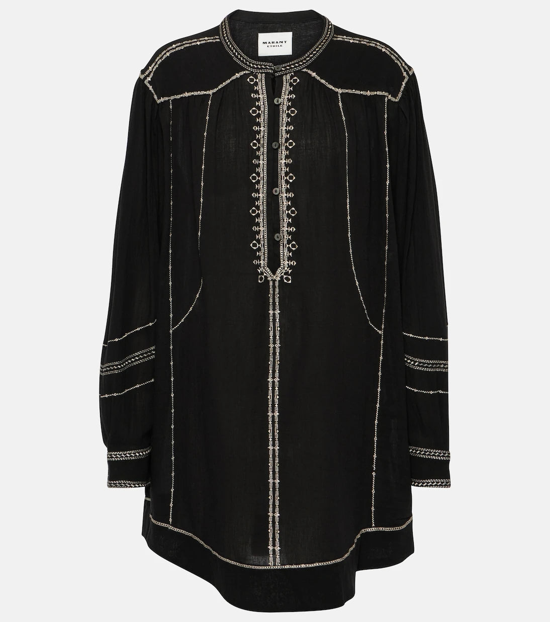 Marant Etoile - Pradel embroidered cotton minidress
