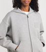 Grey Heather Zip-Up Hoodie