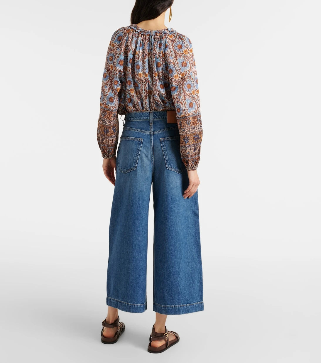 Ulla Johnson - April pleated wide-leg jeans