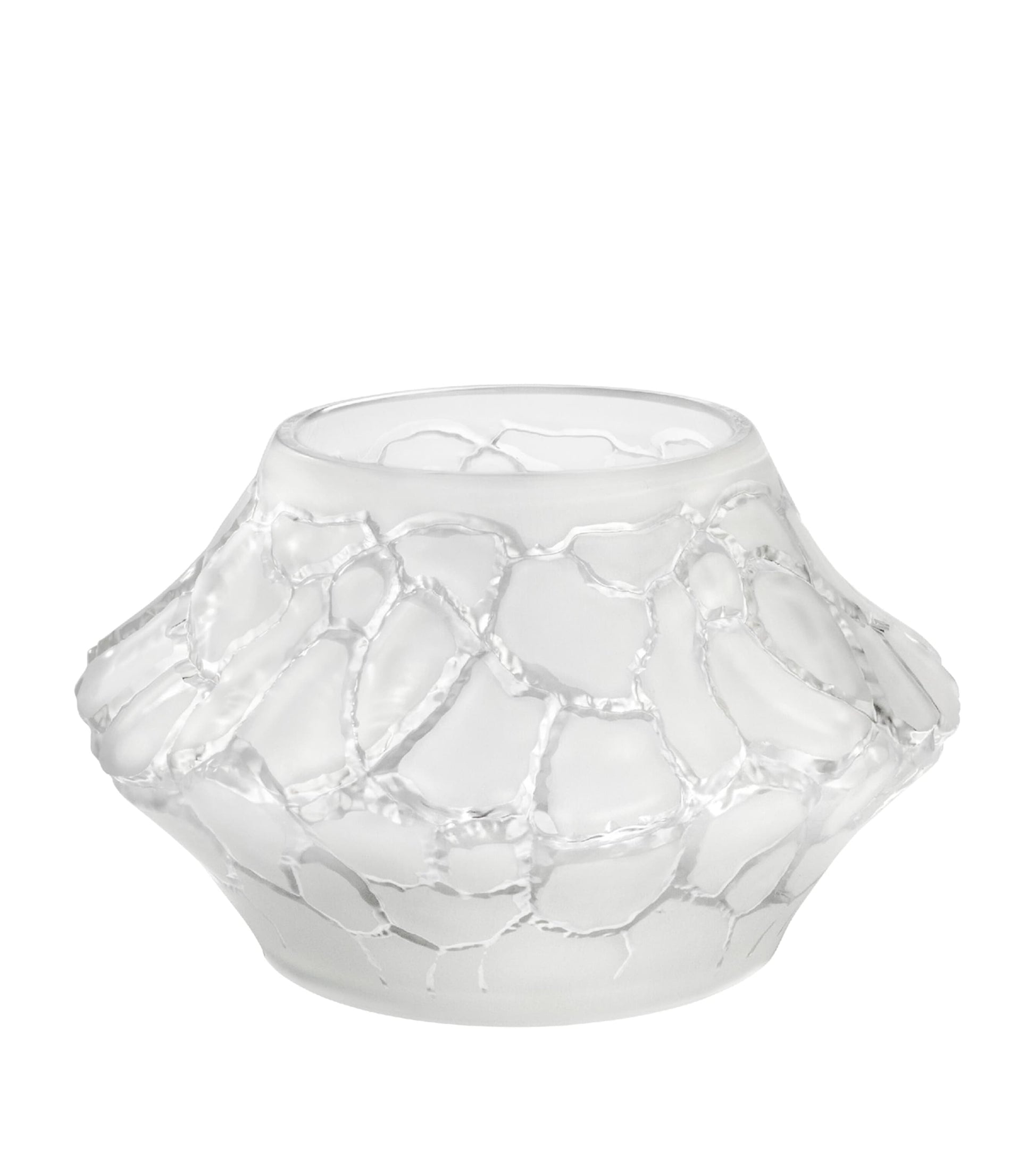 Lalique Crystal Caldera Vase-Votive (10.5cm)