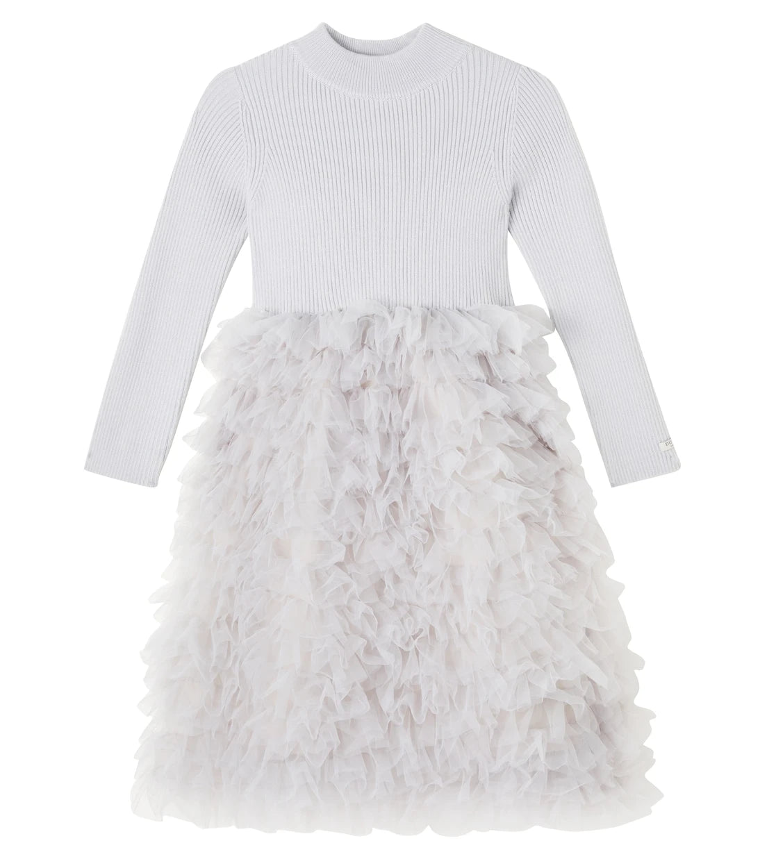 Donsje - Cecilly ruffled wool-blend tulle dress