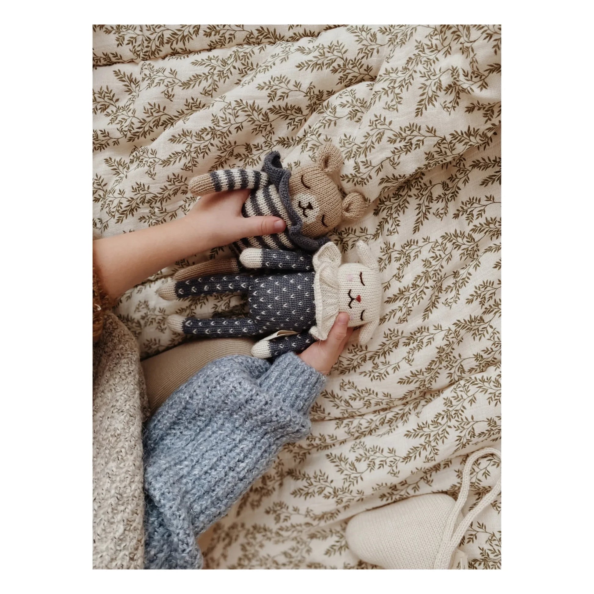 Main Sauvage - Teddy Bear Combihort | Blue
