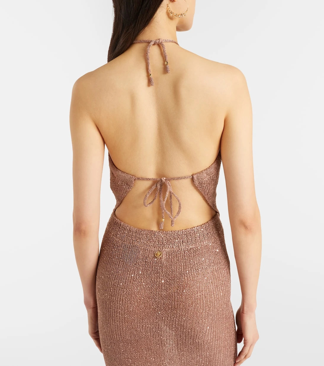 Bananhot - Liz sequined halterneck top