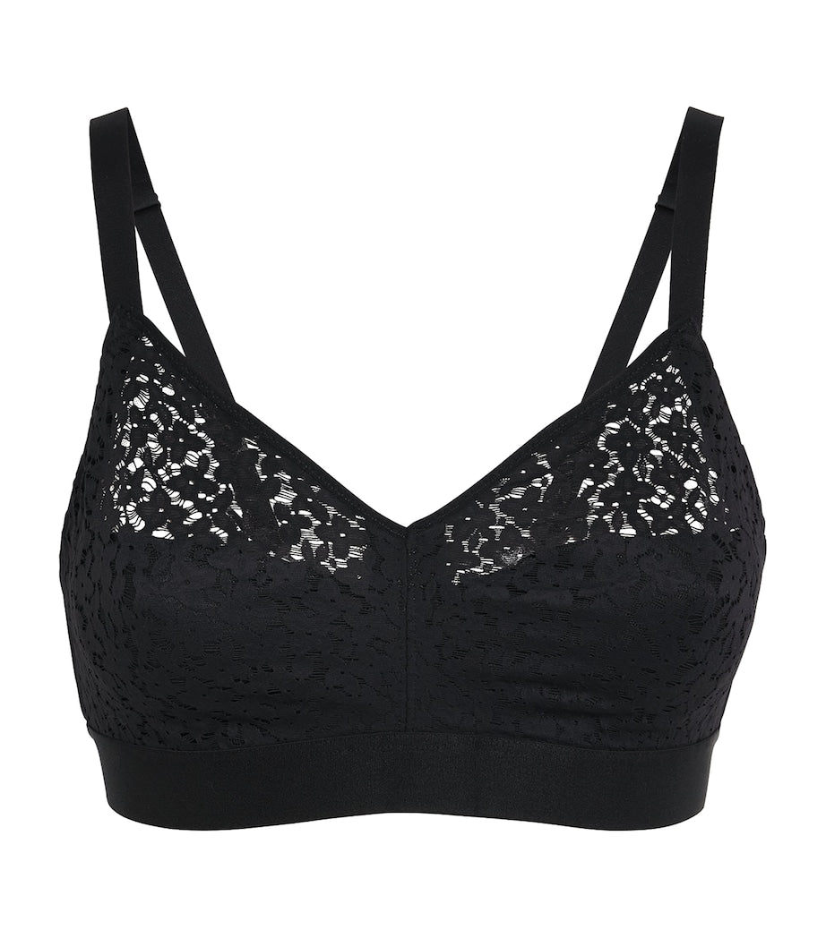Chantelle Black Lace Norah Wire-Free Support Bra