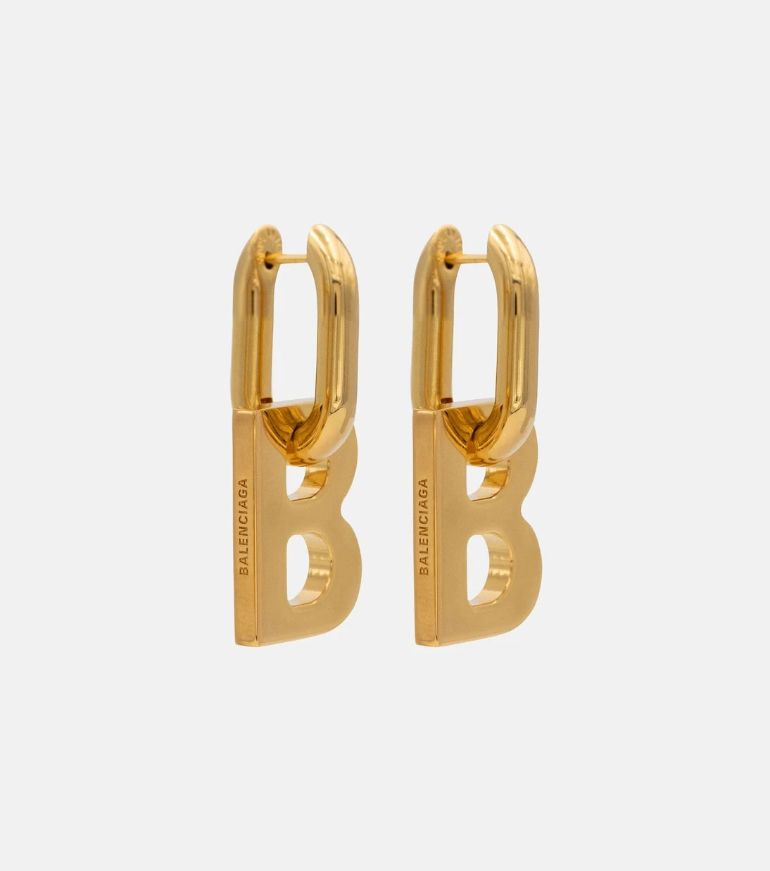 Balenciaga - B Chain XL earrings
