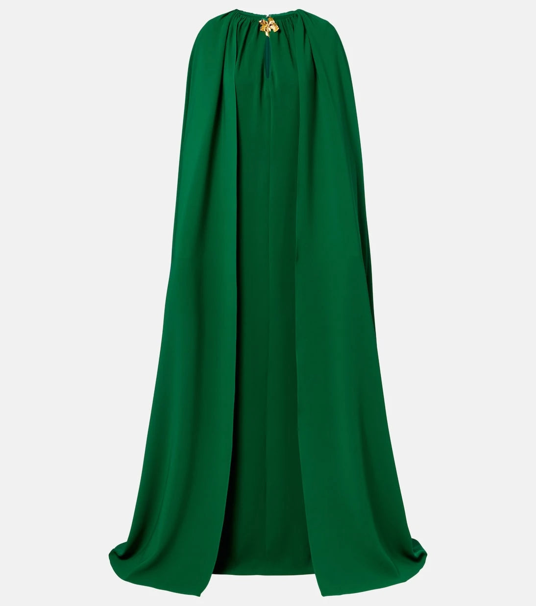 Oscar de la Renta - Cyclamen silk-blend georgette kaftan