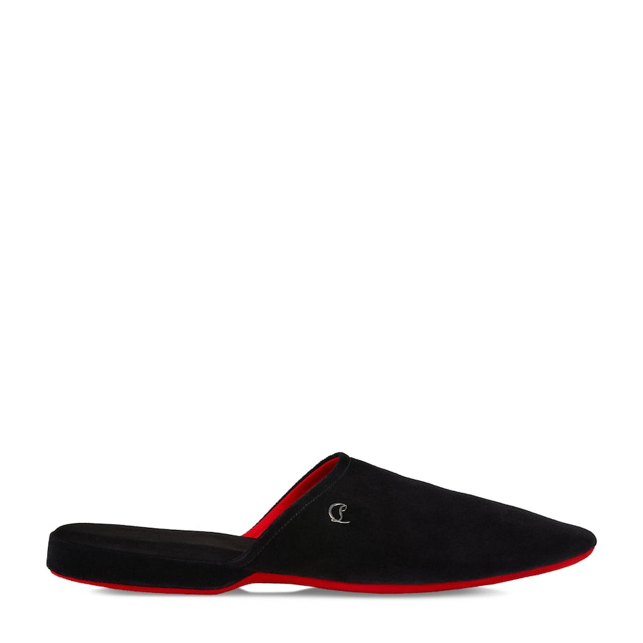 Tonton Dede Velvet-Suede Slippers
