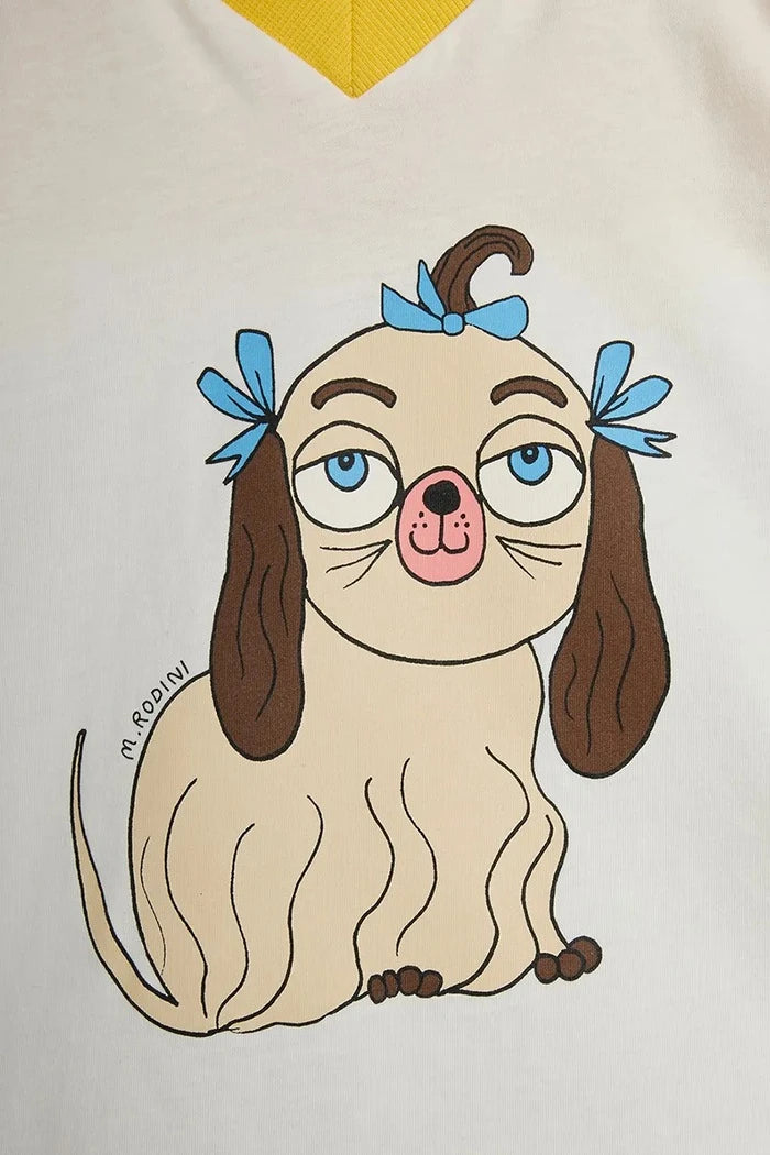 Mini Rodini çocuklar için pamuklu Dog tişört