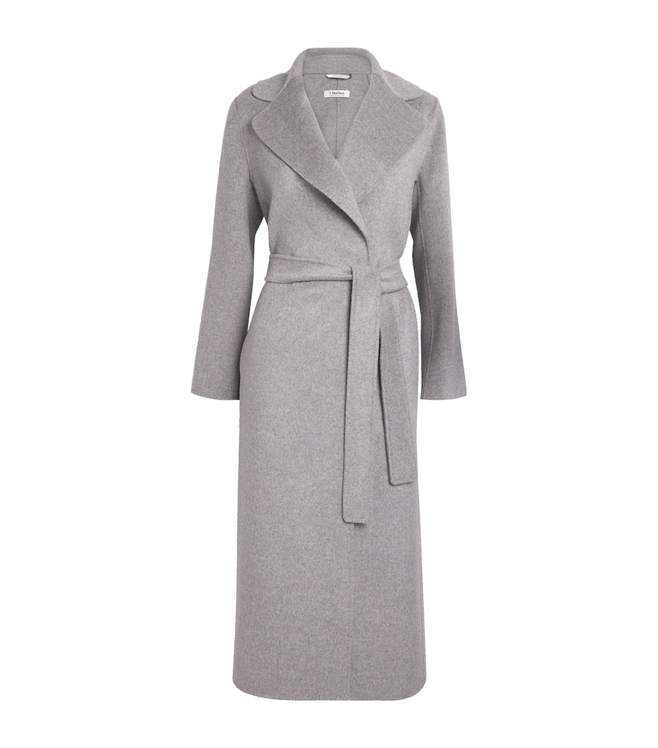 Grey Virgin Wool-Cashmere Coat