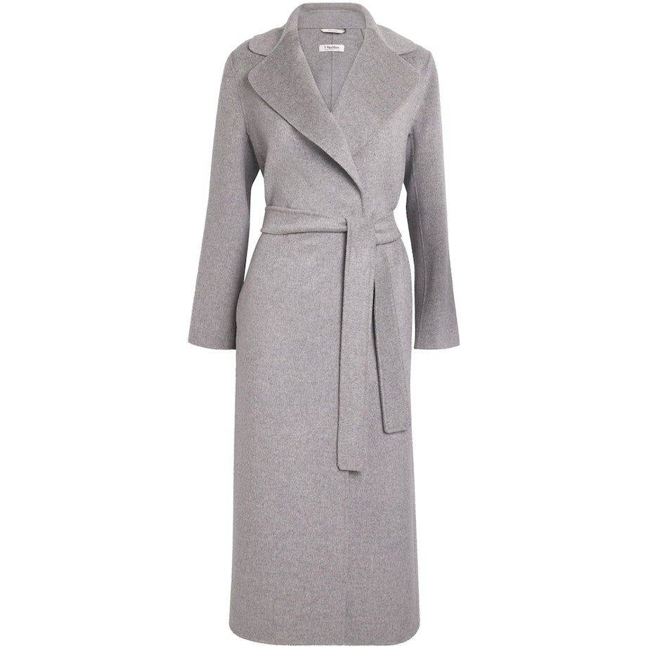 Grey Virgin Wool-Cashmere Coat