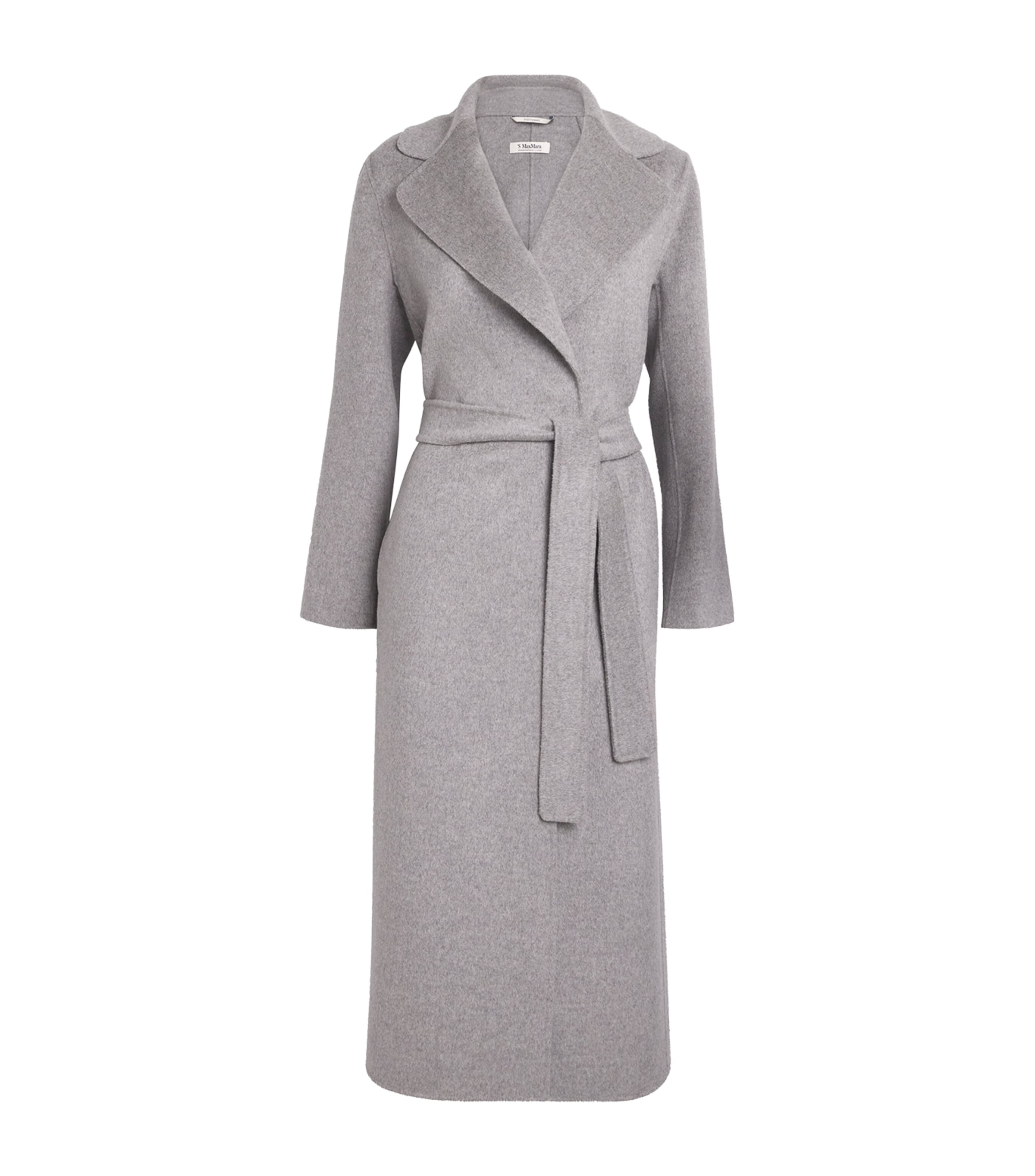 Grey Virgin Wool-Cashmere Coat