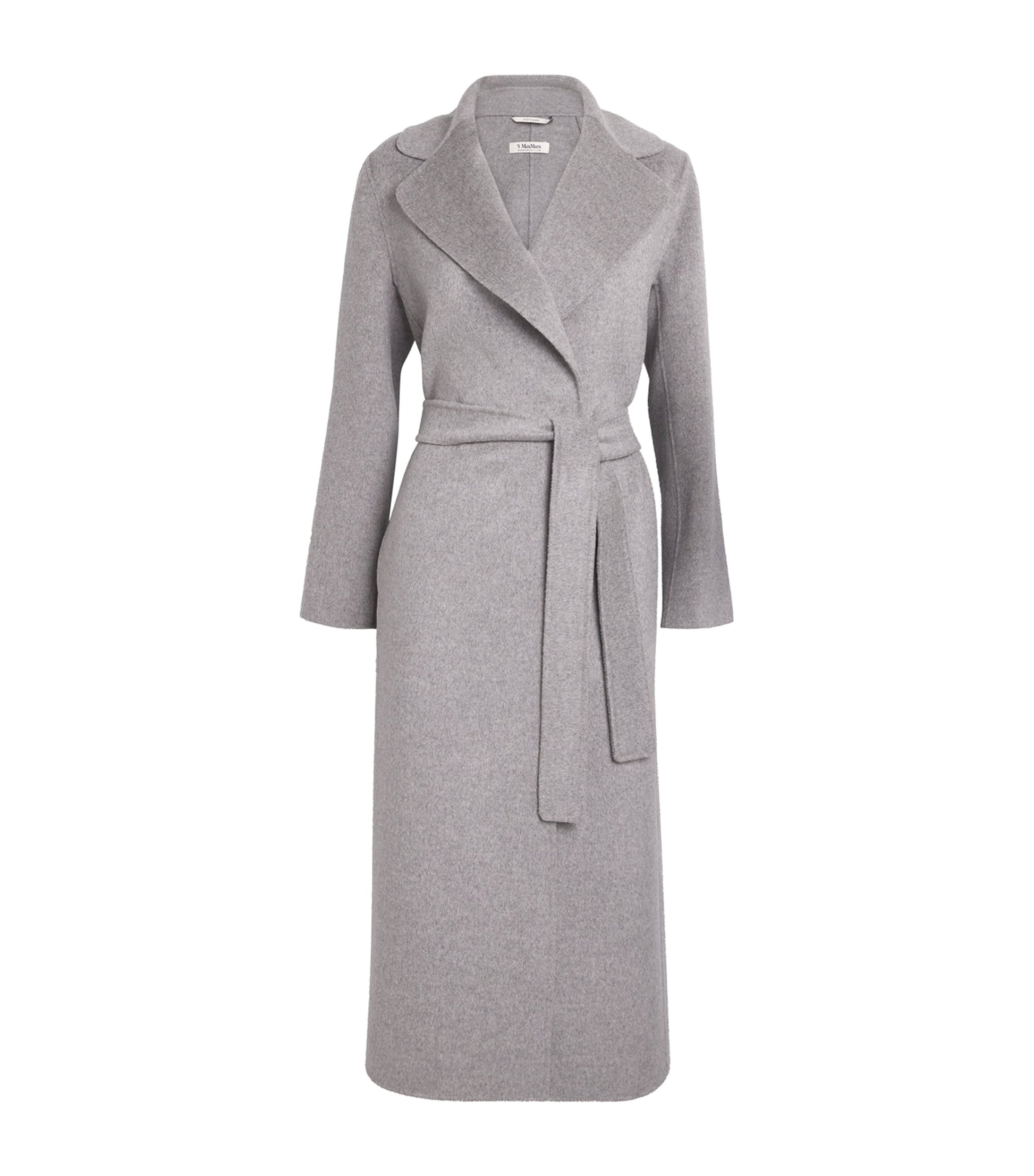 Grey Virgin Wool-Cashmere Coat
