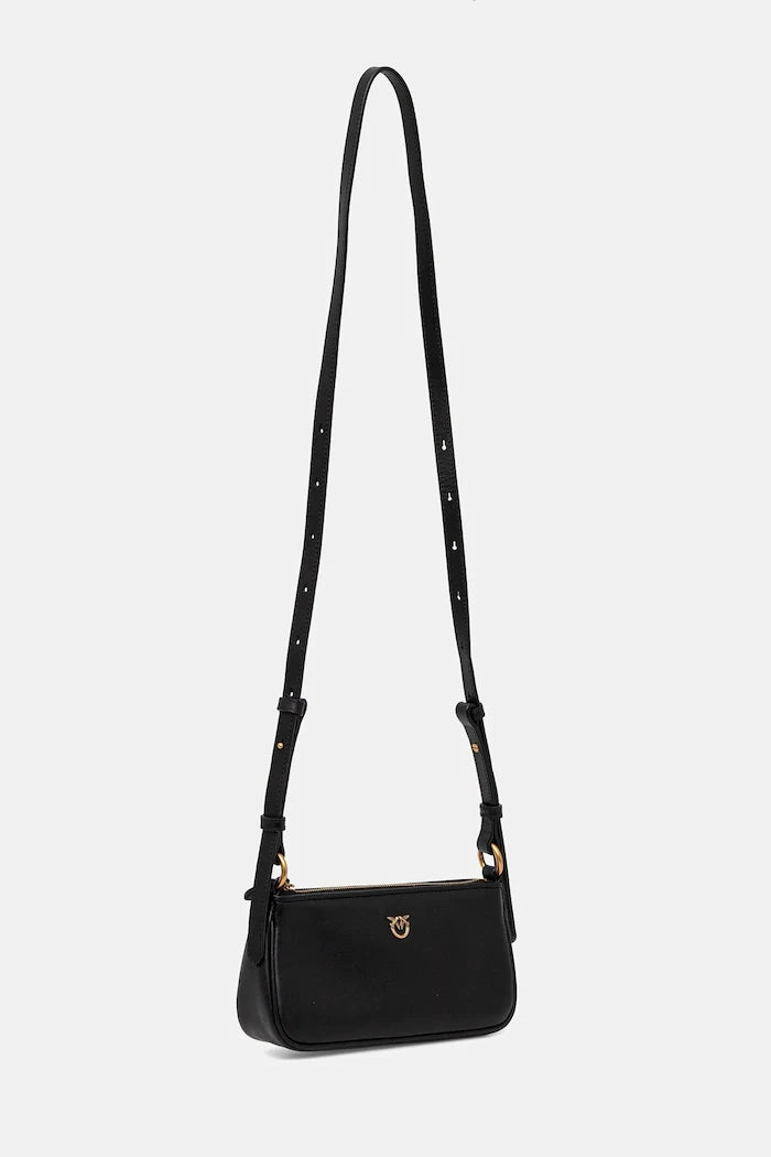 Pinko kadın deri horizontal crossbody çanta