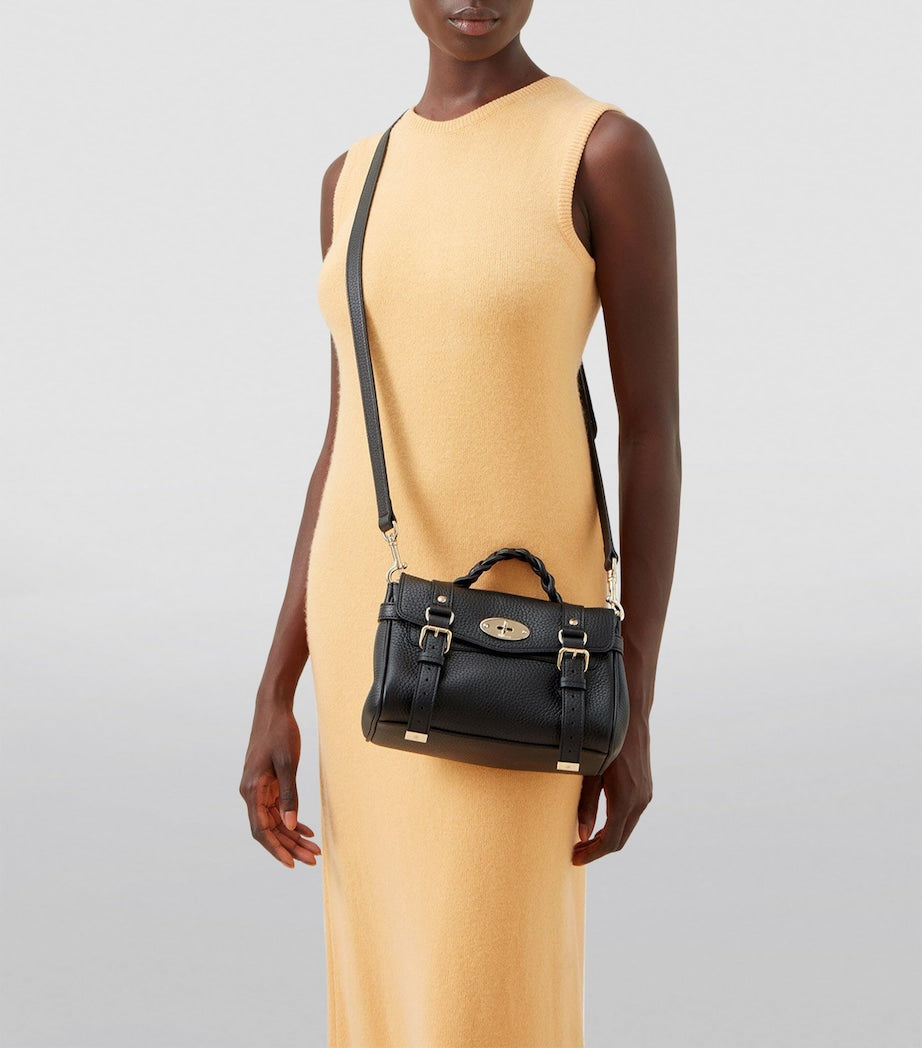 Mulberry Black Mini Leather Alexa Cross-Body Bag