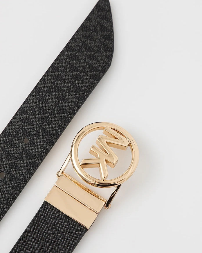 MICHAEL Michael Kors kadın çift taraflı suni deri kemer