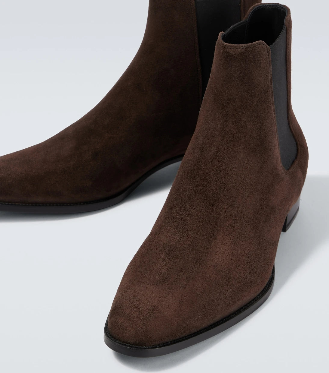 Saint Laurent - Wyatt suede Chelsea boots