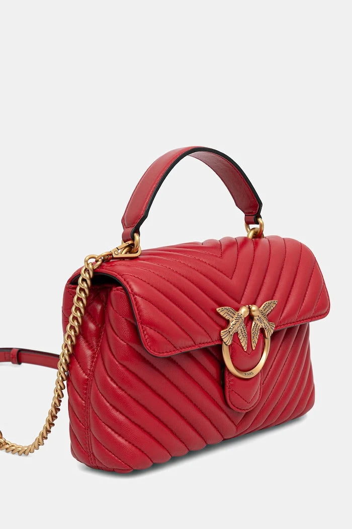 Pinko kadın deri crossbody çanta