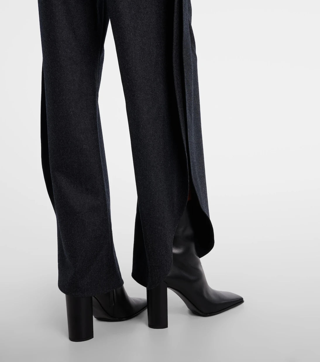 Alaïa - Wool barrel-leg pants