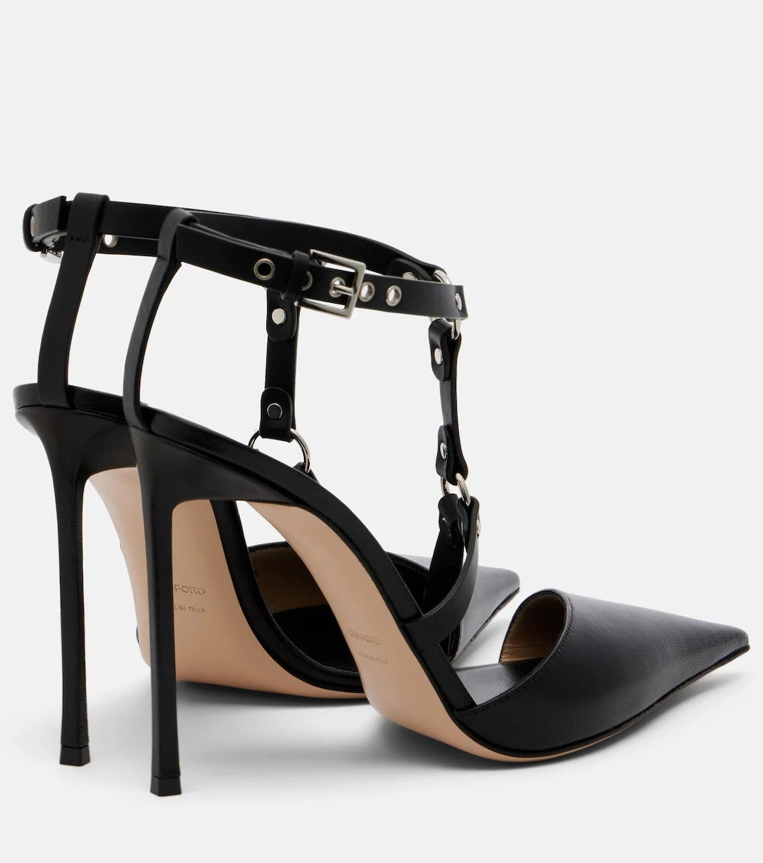 Tom Ford - Harness leather slingback pumps