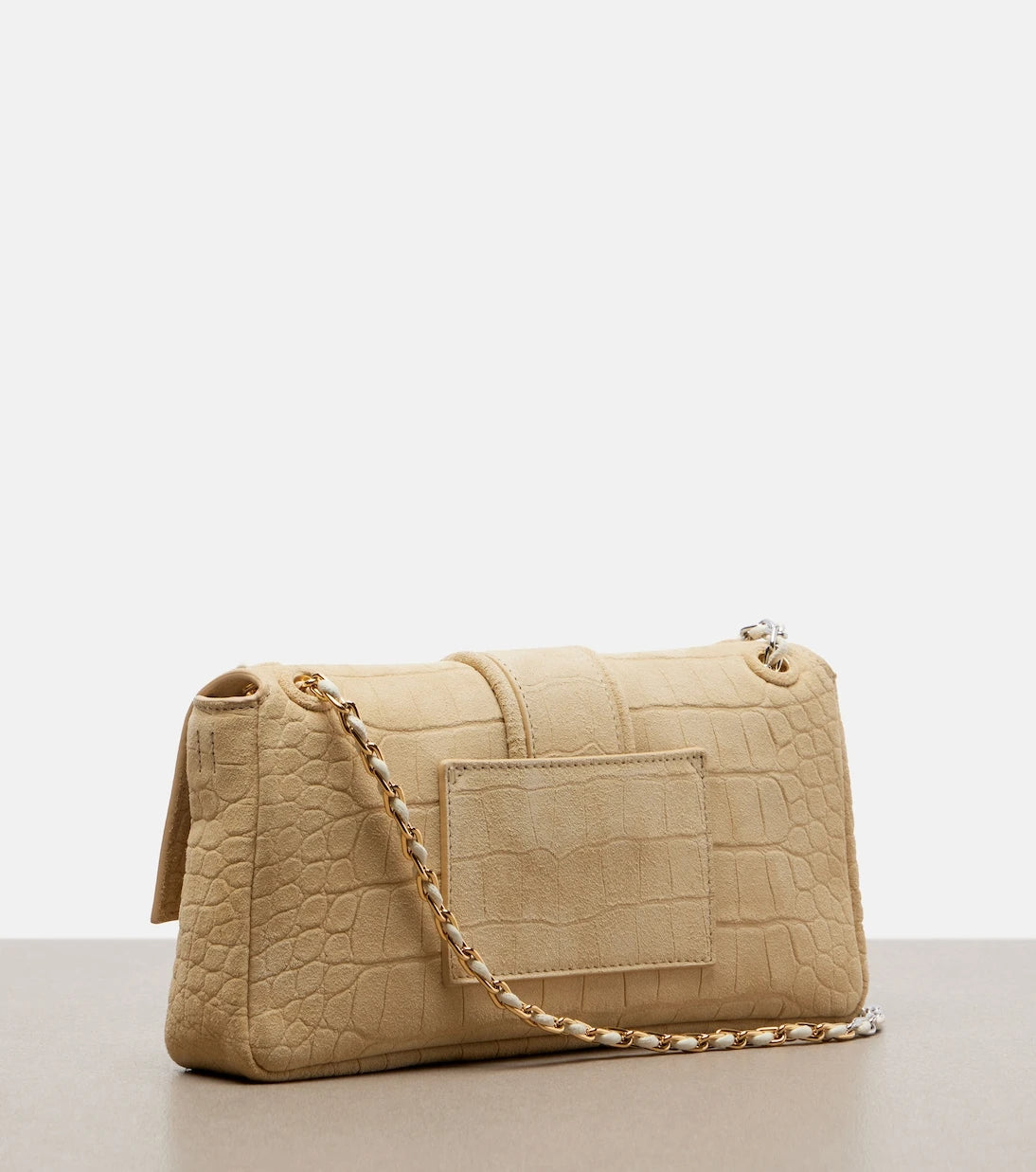 Jacquemus - Bambino Chaîne suede shoulder bag