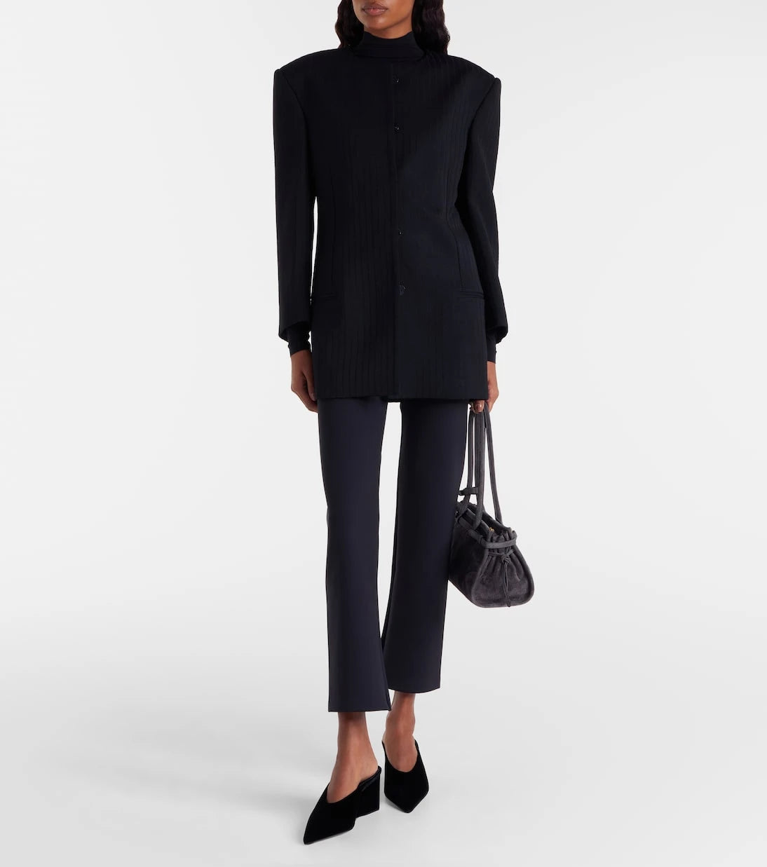 Wolford - Midnight Grace high-rise jersey slim pants