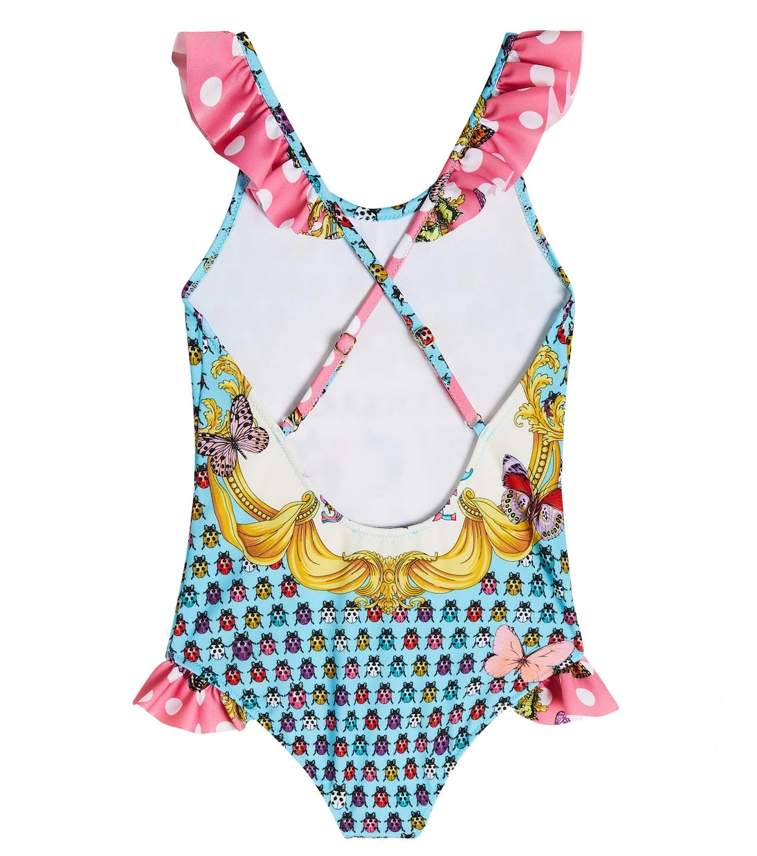 Versace Kids - مايوه بطبعة الشعار