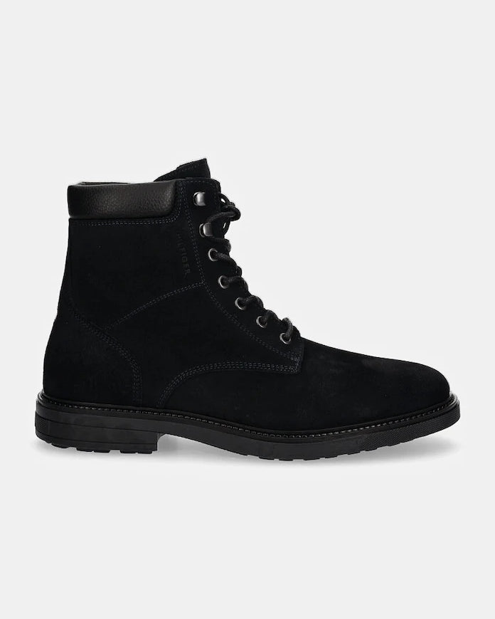 Велурени боти Tommy Hilfiger HILFIGER OUTDOOR SUEDE BOOT