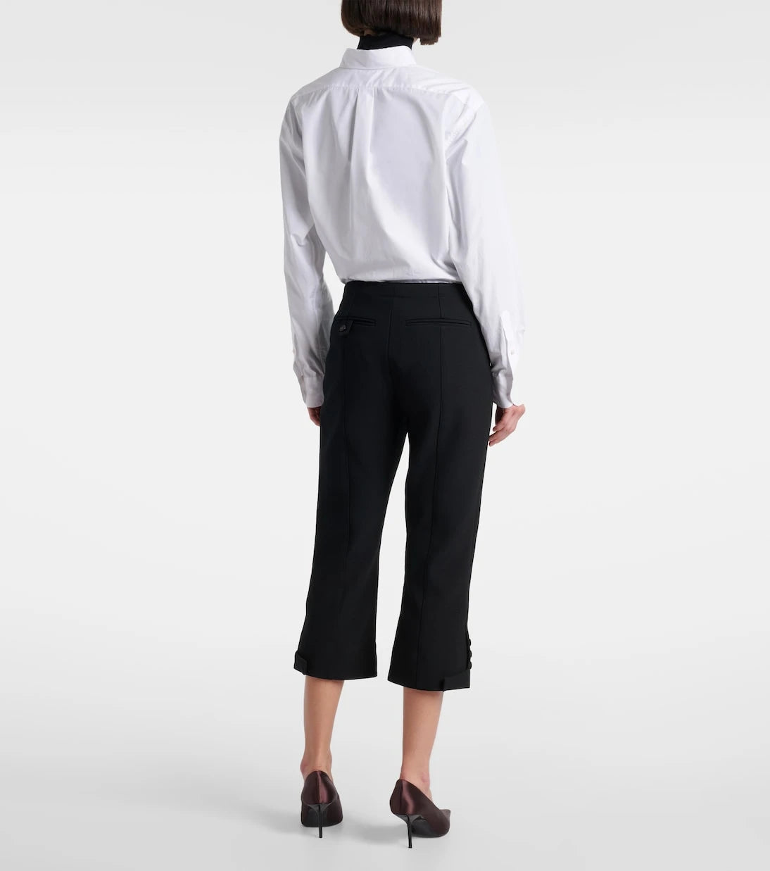 Victoria Beckham - Logo capri pants