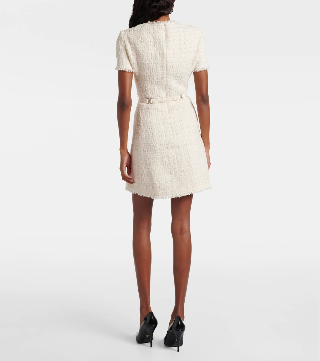 Versace - Medusa '95 cotton-blend tweed minidress