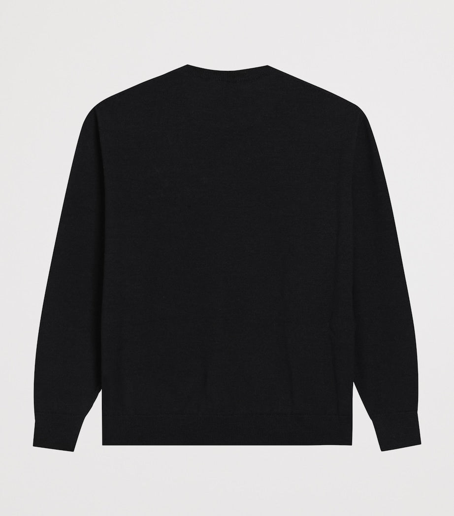 Dolce & Gabbana Kids Virgin Wool Logo Sweater (8-12 Years)